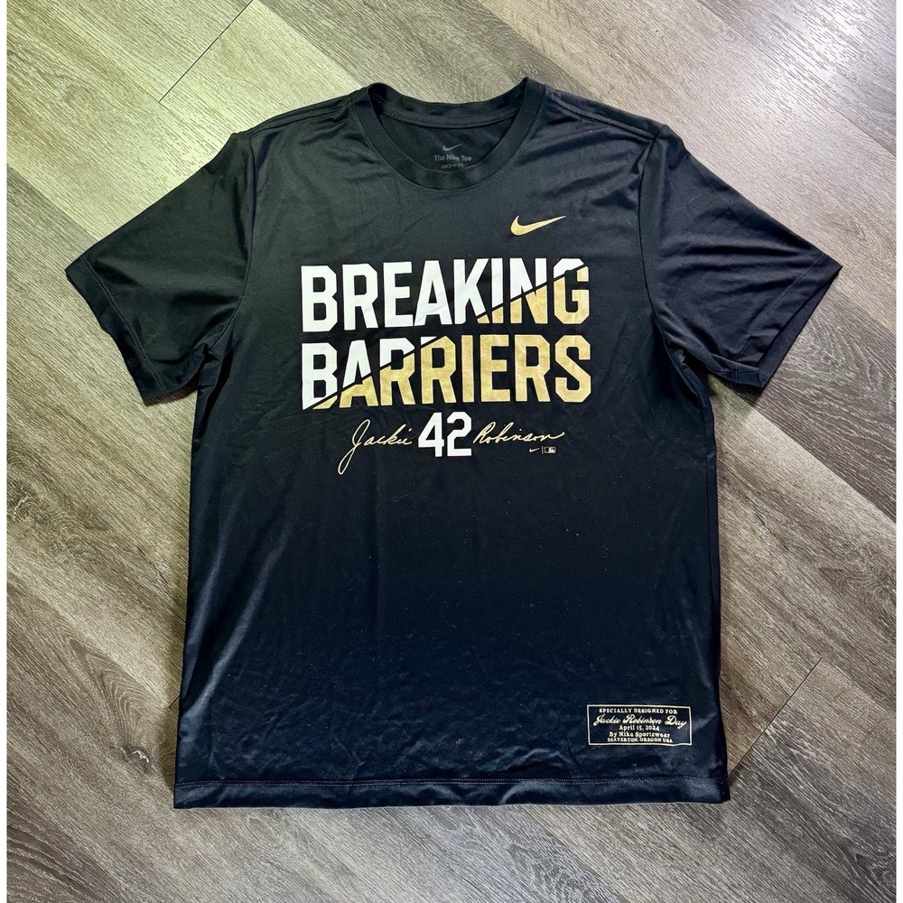 Nike Dri-Fit Short Sleeve Shirt Men's Black Used Size L